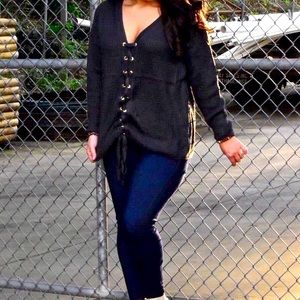 Maroon High-Low Oversized Sweater